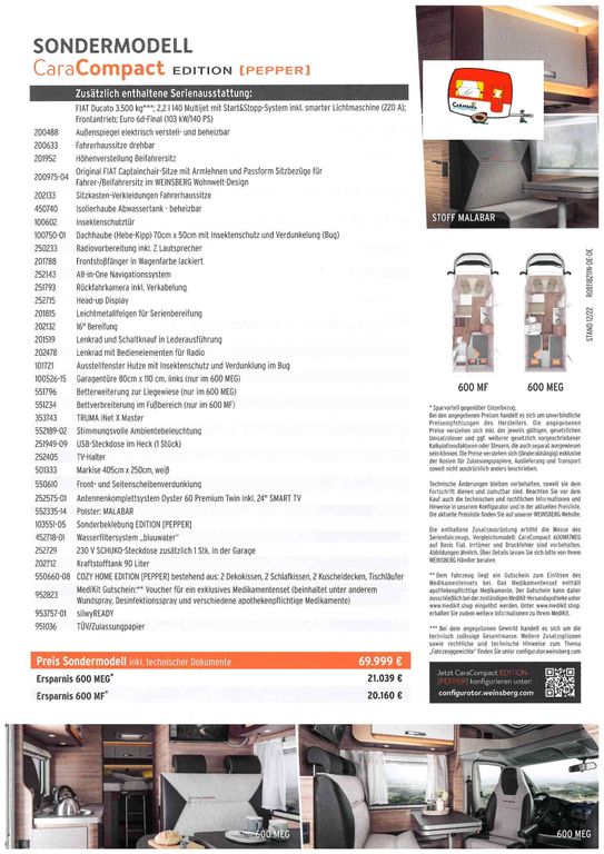 Weinsberg CaraCompact 2024