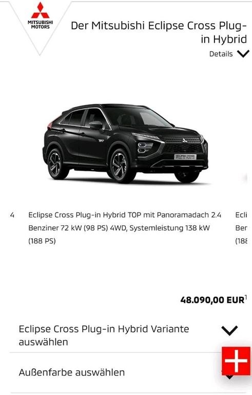 Mitsubishi Eclipse Cross 2022