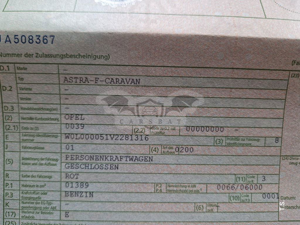 Opel Astra 1997